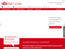 Tablet Screenshot of derpart.com